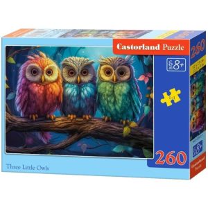 Puzzle 260 el three little owl CASTOR
