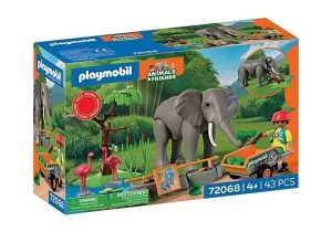 Słoń z opiekunem PLAYMOBIL zestaw ZOO