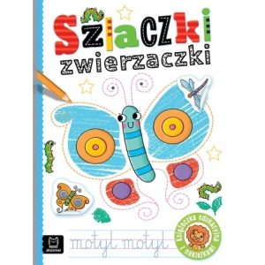 szlaczki zwierzaczki z naklejkami książeczka edukacyjna