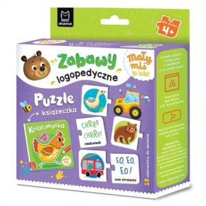 zabawy logopedyczne puzzle dla dzieci AKSJOMAT