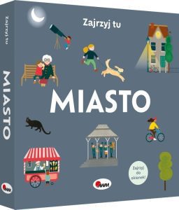 Zajrzyj Tu Miasto interaktywna książeczka