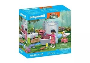 ZWIERZĘTA W KĄPIELI PLAYMOBIL zestaw do zabawy