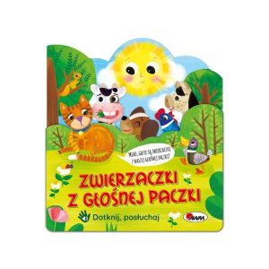 książeczka sensoryczna Zwierzaczki z głośnej paczki dla