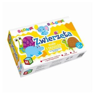 Zwierzęta duże i małe-słonik balonik MULTIGRA puzzle