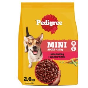 PEDIGREE Adult z wołowiną i warzywami małe rasy sucha