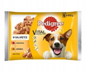 PEDIGREE Adult mokra karma dla ps&oacute;w w galaretce MIX 6 x