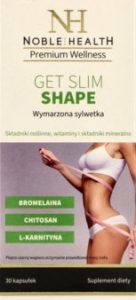 NOBLE HEALTH Get Slim Shape 30 szt. suplement diety