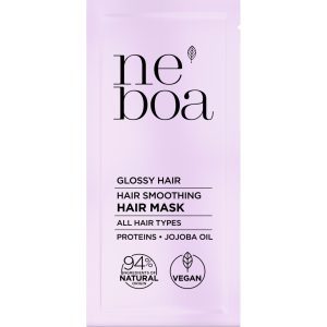 NEBOA Glossy Hair maska do laminacji włos&oacute;w każdego rodzaju, wygładzająca, efekt tafli wody 25 ml