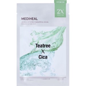 MEDIHEAL Derma Synergy Wrapping maska w płachcie, Teatree, Cica 25 ml