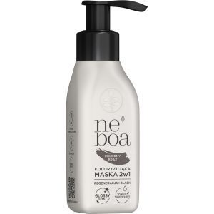 NEBOA maska do włosów, koloryzująca, 2w1, Chłodny Brąz 100 ml