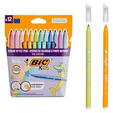 BIC Kids Kid Couleur pisaki pastelowe 12 kolor&oacute;w