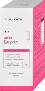 YOUR KAYA tampony higieniczne z bawełny organicznej Super