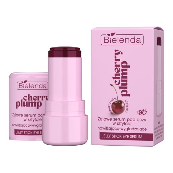 BIELENDA Cherry Plump serum pod oczy, w sztyfcie, żelowe, nawilżająco-wygładzające 7 g
