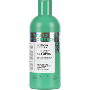 SO!FLOW BY VIS PLANTIS szampon do przetłuszczającej się skóry głowy i włosów, nawilżająco-regulujący 400 ml