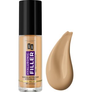 AA Hyaluronic Filler podkład do twarzy, wypełniający zmarszczki, nr 107 Dark Beige 30 ml