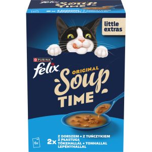 Felix Soup Original Adult Rybne smaki Mokra karma dla kota op. 6x48g