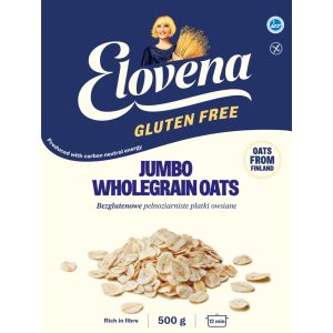 ELOVENA płatki owsiane, pełnoziarniste, bezglutenowe 500 g