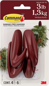 Haczyki Samoprzylepne Command™ Medium Designer do wnętrz