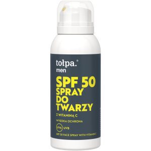 TOŁPA Men spray do twarzy, SPF 50, z Witaminą C 75 ml