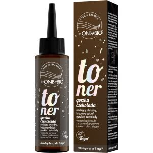 ONLYBIO HAIR IN BALANCE toner do włosów, Gorzka Czekolada 100 ml