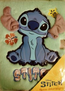 pamiętnik pluszowy A5 Stitch z kłódką
