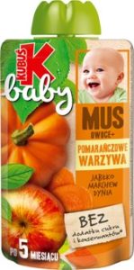 KUBUŚ Baby mus owocowo-warzywny 100 g