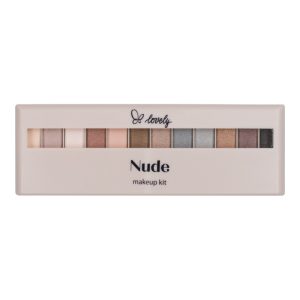 LOVELY Make Up Kit paleta cieni do powiek, w naturalnych odcieniach, Nude 13 g