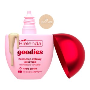 BIELENDA Goodies fluid do twarzy, kremowo-żelowy, nawilżająco-tonujący, nr 02 Nude Vibe 40 ml