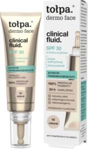 fluid do twarzy TOŁPA Dermo Face Clinical nr 02 Natural