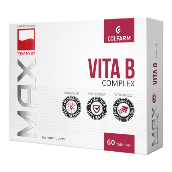 COLFARM tabletki, Witamina B Complex, suplement diety 60 szt.