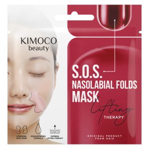 KIMOCO Beauty S.O.S. Express Lifting Therapy maska na bruzdy nosowo-wargowe z hydrożelu, wypełniająca 8 g