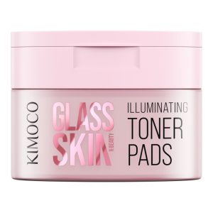 KIMOCO Glass Skin płatki do twarzy, rozświetlające 60 szt.