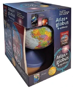 Demart Globus Polityczny 22 cm i atlas świata