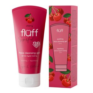 FLUFF żel do mycia twarzy, łagodzący, Wiśnia 75 ml