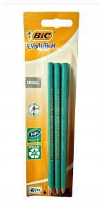 BIC Evolution Oł&oacute;wki Tradycyjne HB 6 szt. do pisania