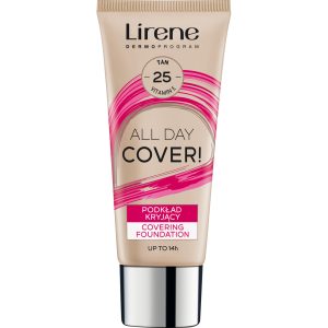 LIRENE All Day Cover! podkład do twarzy, kryjący, nr 25 Opalony 30 ml