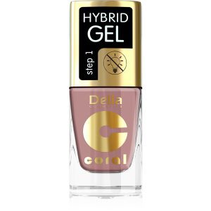 DELIA COSMETICS Coral Hybrid Gel lakier do paznokci, Step 1, nr 44; 11 ml