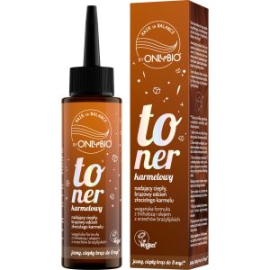 ONLYBIO HAIR IN BALANCE toner do włosów, Karmelowy 100 ml