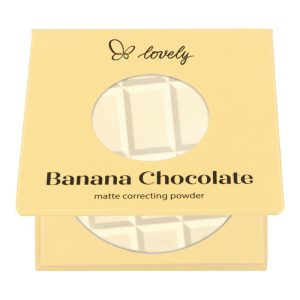 LOVELY Banana Chocolate puder do twarzy, Bananowo-Czekoladowy 9 g