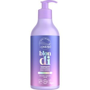 ONLYBIO HAIR IN BALANCE Blondi szampon do włosów, ochładzający kolor, Mroźny Blond 400 ml