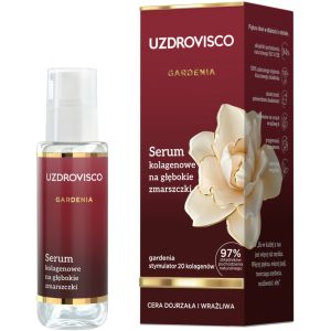 UZDROVISCO Gardenia serum do twarzy, kolagenowe, na głębokie zmarszczki 30 ml