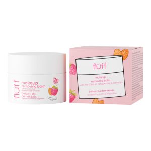 FLUFF Superfood balsam do demakijażu, o zapachu malin i migdał&oacute;w 50 ml