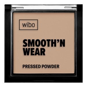 WIBO Smooth'n Wear puder do twarzy, matująco-wygładzający, nr 3; 7 g