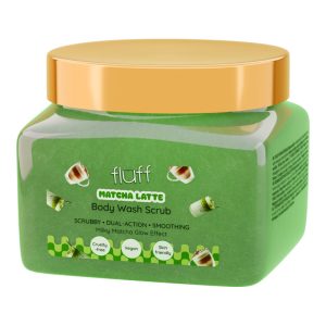 FLUFF peeling do mycia ciała, Matcha Latte 350 ml