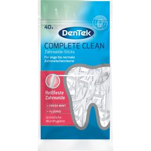 DENTEK Complete Clean nić dentystyczna z wykałaczką 40 szt.