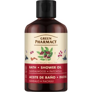 GREEN PHARMACY olejek do kąpieli, Drzewo Sandałowe i Paczula 250 ml