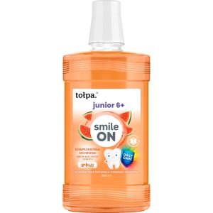 TOŁPA SMILE ON Junior 6+ płyn do płukania jamy ustnej, Arbuz 500 ml