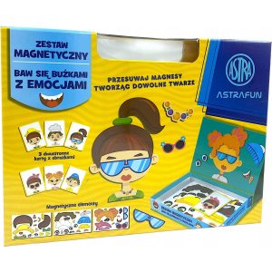 Astra Zestaw magnetyczny Baw się buźkami z emocjami
