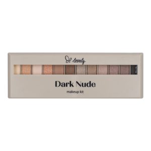 LOVELY Make Up Kit paleta cieni do powiek, Dark Nude 13 g