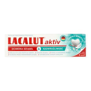 LACALUT Aktiv pasta do zęb&oacute;w, Ochrona dziąseł i Nadwrażliwość 75 ml